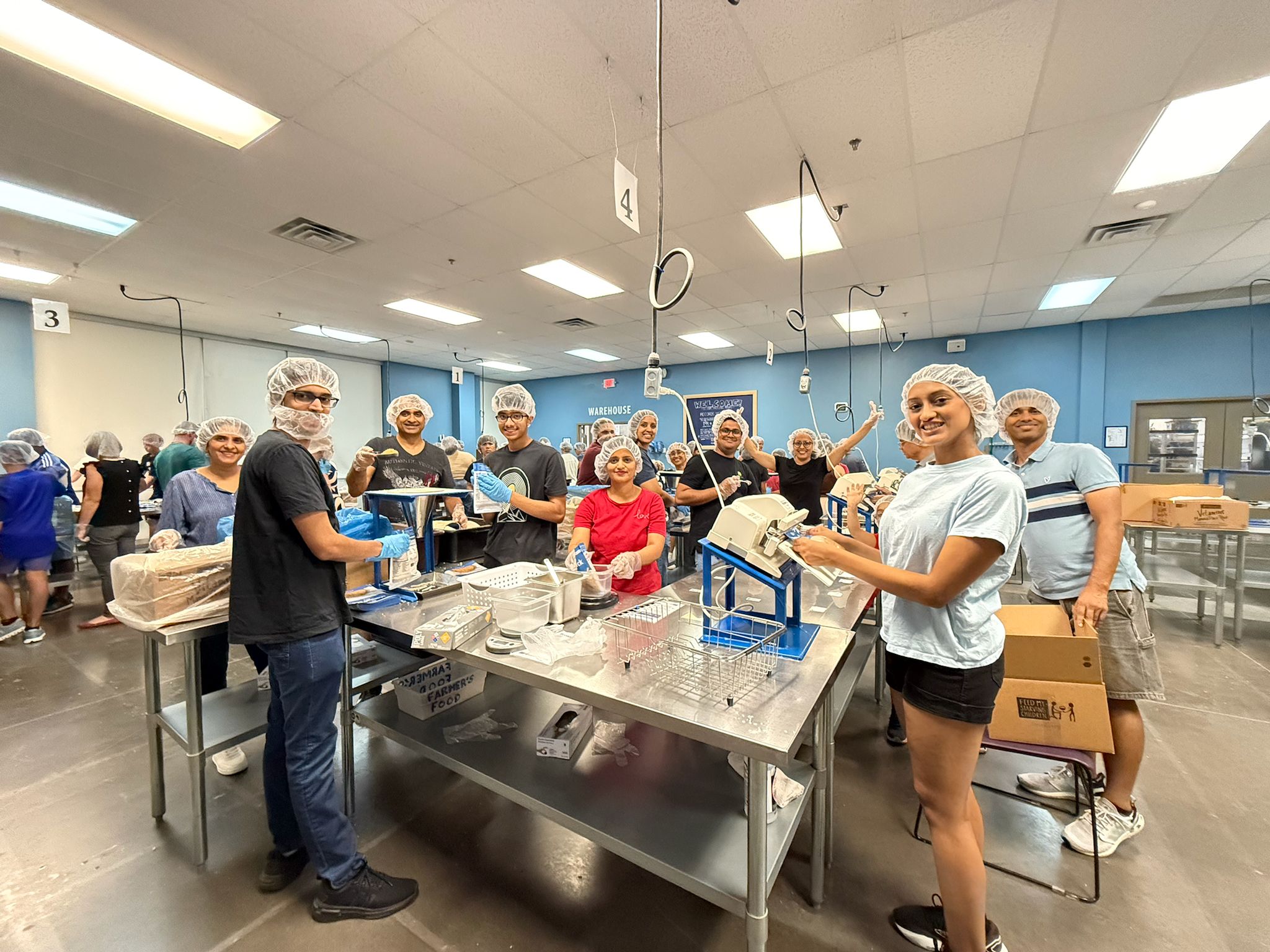 Volunteer Activity at Feed My Starving Children: Dallas Chapter